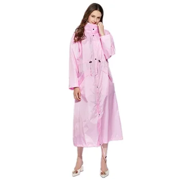 

Rain Jacket Outdoor Waterproof Long Raincoats For Women's Windproof Poncho Outwear Impermeable Women Rain Coat Hoodies Rainwear