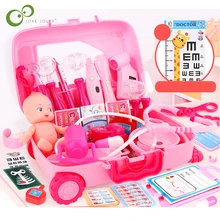 Сделай Сам, креативное моделирование, прикидывай себя доктором, маленькая игрушка "Медсестра", набор стетоскопа, медицинские инструменты для детей, мальчиков и девочек, обучающая игрушка YJN