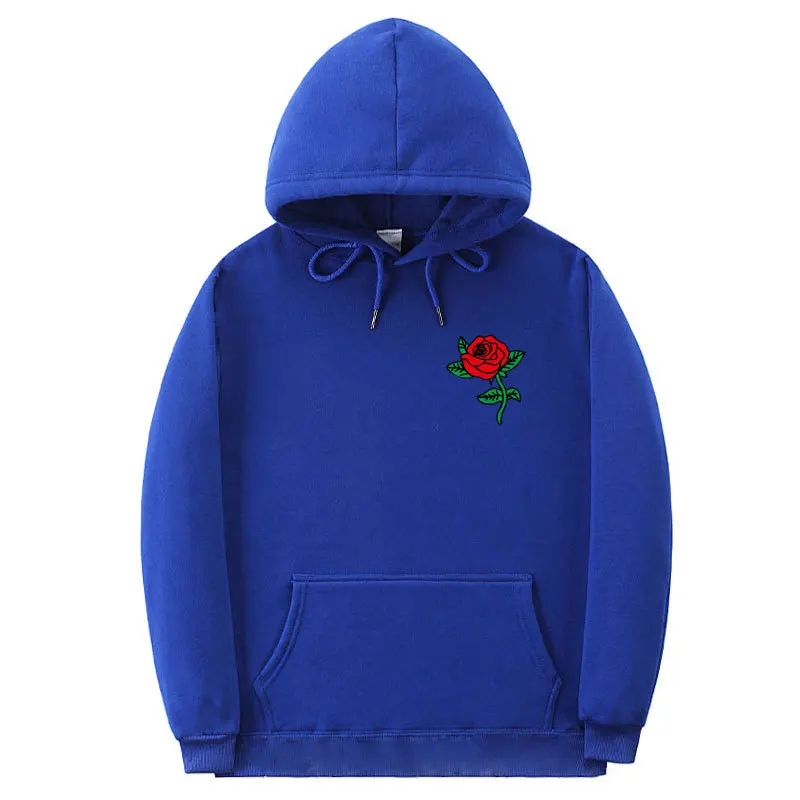 New Fashion 2019 Autumn Winter Latest Harajuku Poison Rose Print Hoodies High Quality Men Women Hip Hop Streetwear Clothing