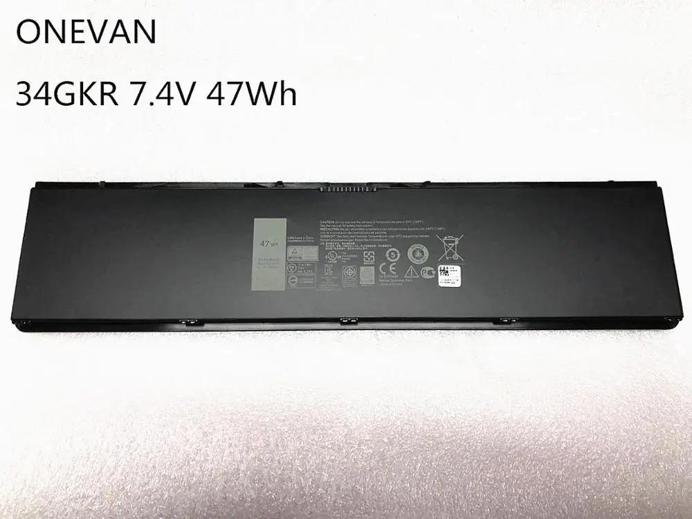 ONEVAN 7,4 V 47WH 34GKR ноутбук Батарея для DELL Latitude E7420 E7440 E7450 3rnfd V8XN3 G95J5 34GKR 0909H5 0G95J5 5K1GW реальные 47Wh