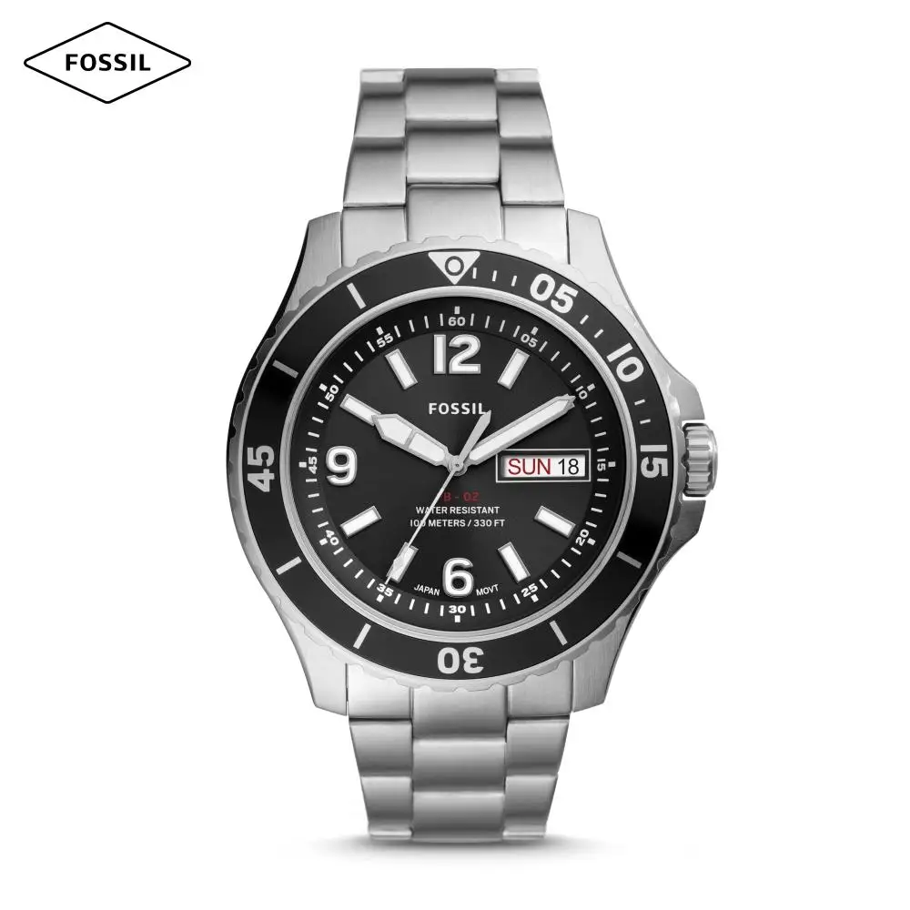 Мужские стальные наручные часы Fossil FS5687 | Наручные