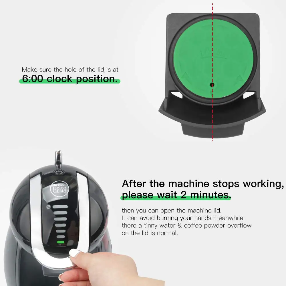 Многоразовая Капсульная чашка из нержавеющей стали подходит для Dolce Gusto