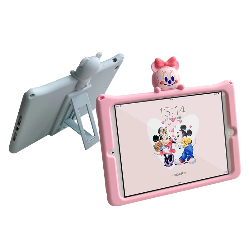 Детский чехол для iPad 4 Air 1 2 9 7 2017 2018 mini 1/2/3/4/5 Pro силиконовый с объемным рисунком и