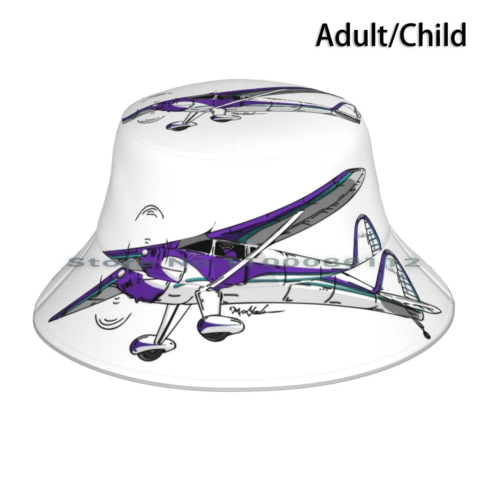 Cessna 140 N9607A Cappello Da Pescatore Cappello Da Sole Cessna Bush Plane Stol Alaska Tundra Pneumatici Sand Bar Landing Aviation Airport 170 172 182