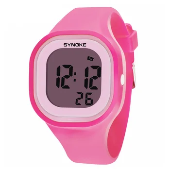 

Kids Boys Girls UV Digital Sports Electronic Wrist Watch Night Light Alarm Calender Silicone Waterproof