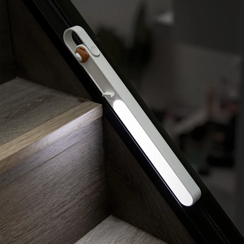Xiaomi 3Life светодиодный холодный настенный светильник зарядка через usb Магнитная адсорбционная установка с вращающимся крючком Регулируемая яркость настенный светильник