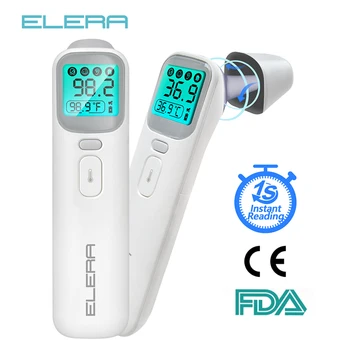 Baby Forehead Ear Infrared Thermometer Digital LCD Body Measurement Kids...