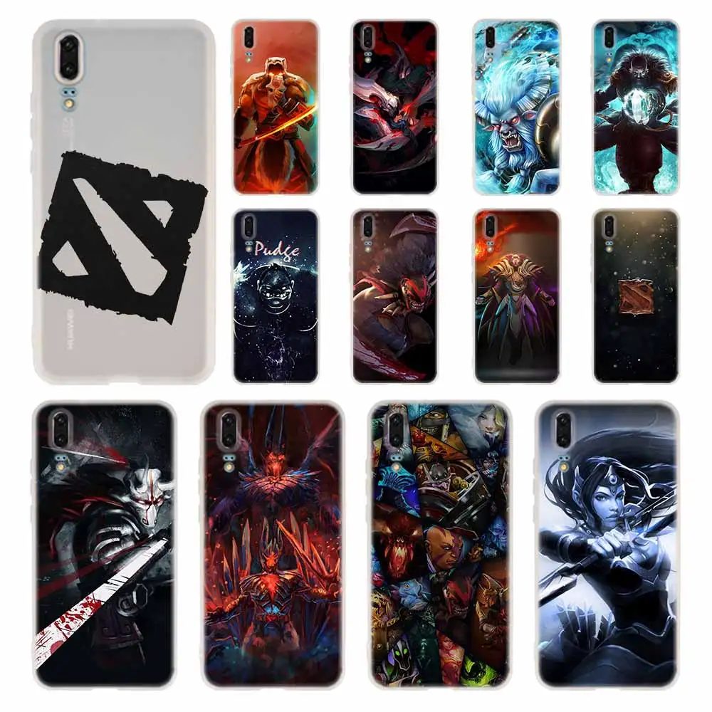 Новый Силиконовый мягкий чехол из ТПУ для Huawei P50 P30 P40 P20 Pro P10 Lite P Smart Z 2019 2020 dota 2