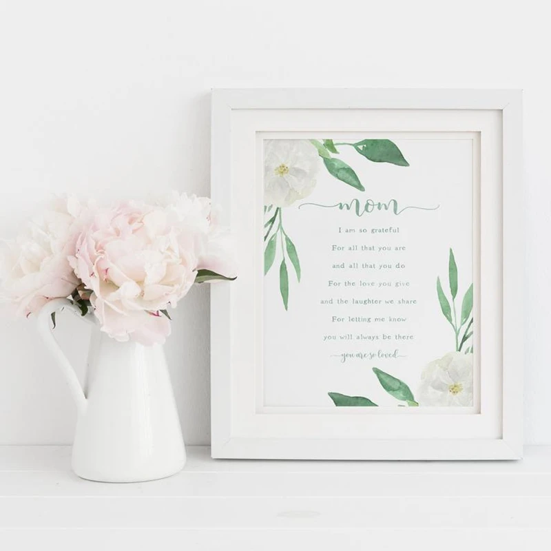 Mom Quote Wall art Prints