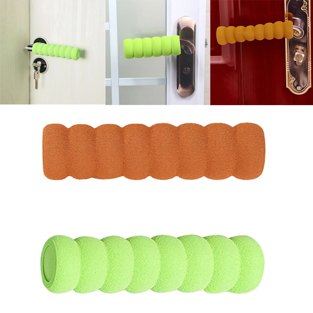 2pcs Anti-collision EVA Foam Door Handle Knob Cover Safety Guard Protector