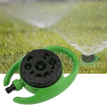 

Garden Yard Dial Sprinkler 9-Pattern Turret Spray Stationary Sprinkler Head 360 Rotating Automatic Watering Irrigation System