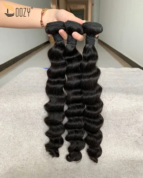 

Doozy Hair Brazilian Hair Loose Deep 3 Bundles Virgin Human Hair