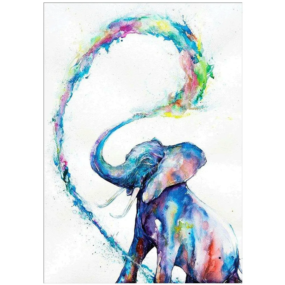 Набор для алмазной вышивки 5D сделай сам алмазная живопись слон животное пейзаж