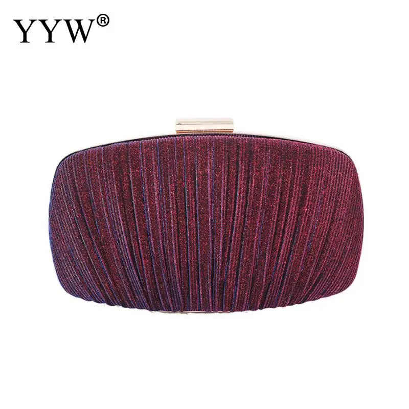 

Pleated And Braided Satin Studded Wedding Evening Bridal Bridesmaid Clutch Purse Pochette Femme White Handbag Shoulder Pouch Bag