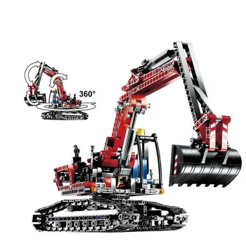 

760pcs Compatible With Lepining Technic 8294 Super Cool Engineering Excavator DIY Model Building Blocks Kit Toys Gifts