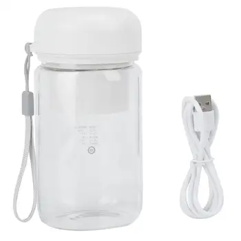 

300ml 2 Blades Portable Electric Fruit Juicer Home USB Rechargeable Smoothie Maker Blenders Machine Sports Bottle Juicing Cup