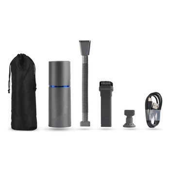 

Mini Vacuum, Air Duster and Hand Pump 3 in 1, Small Cordless Handheld Vacuum, USB Rechargeable, Easy to Clean Desktop