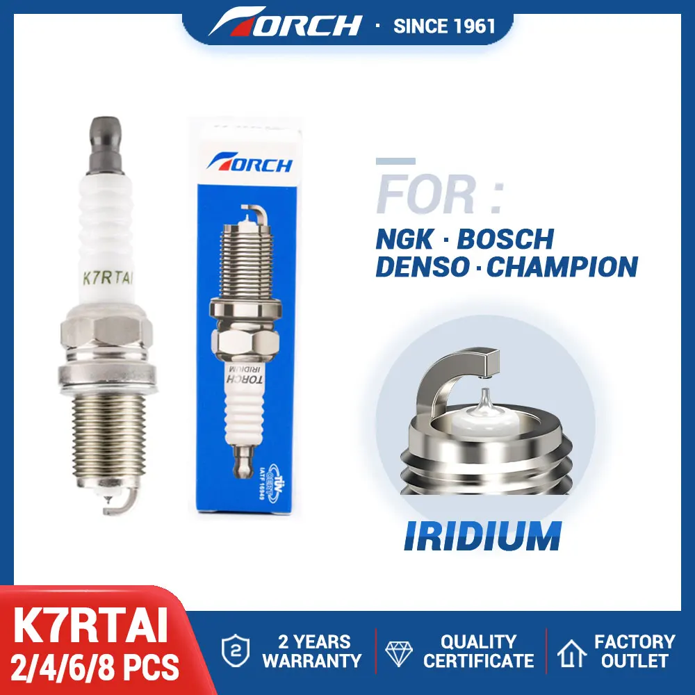 Iridium Spark Plugs FR7KPP332/IZFR6H11/IK20TT/RC8WMPB4/K7RTAI