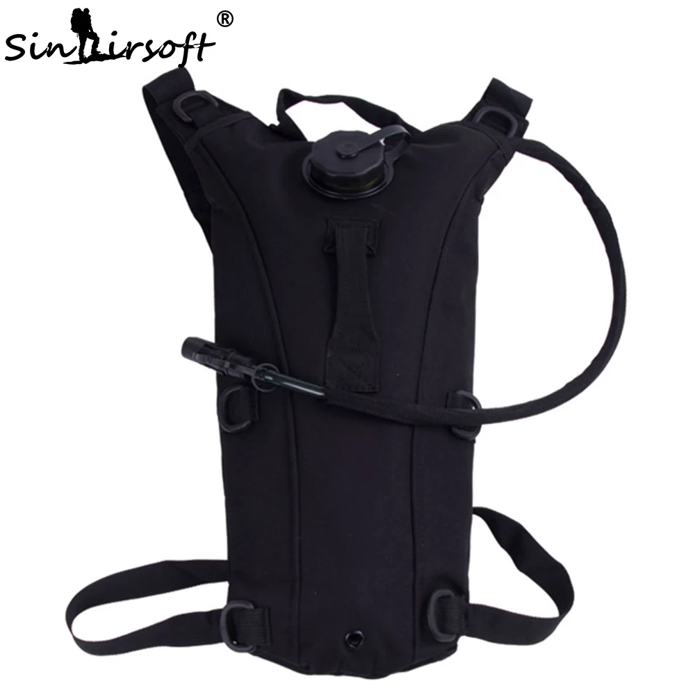 

SINAIRSOFT 3L Tactical Hydration Backpack Military Camo Outdoor Camping Hiking Desert Pack Nylon Water Bladder Bag For Riding