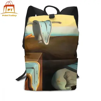 

Clock Backpack Clock Backpacks Multifunctional Man - Woman Bag Street High quality Pattern Trend Teenage Bags