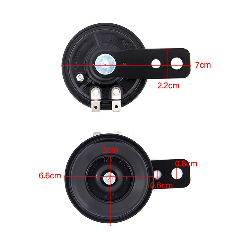 Home Universal Motorcycle Electric Horn Kit 12V 1.5A 105db Waterproof Round Loud Speakers For Scooter Moped Dirt Bike ATV | Дом и сад