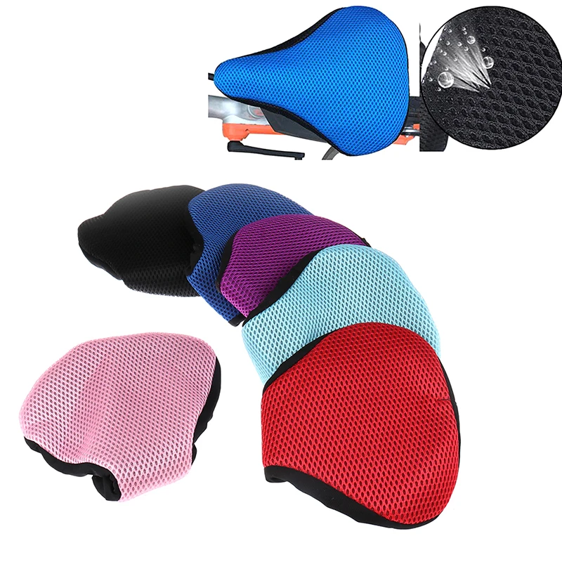 Велосипедное седло мягкий 3D чехол на сиденье велосипеда силиконовое подушка