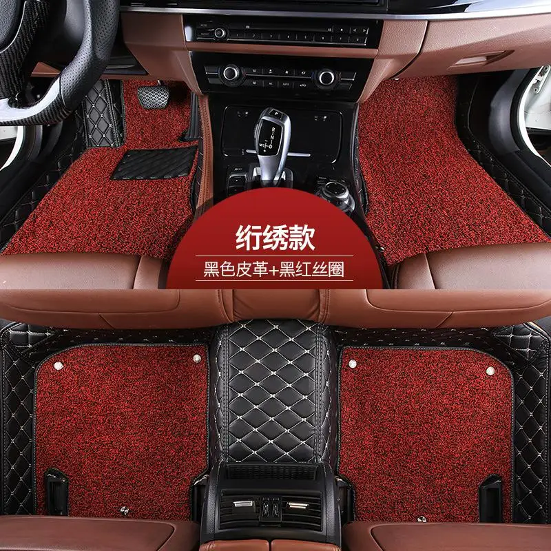 Кожаные автомобильные коврики на заказ, автомобильные накладки для ног, автомобильный коврик, чехол для Kia Sportage R, автомобильный Стайлинг - Название цвета: 1