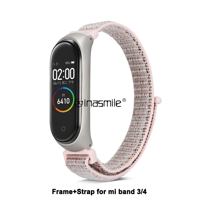 pink Стильный удобный браслет для Xiaomi Mi band 4 Смарт-часы ремешок-браслет аксессуары для Xiaomi Mi 3 браслета correa ремешок - Цвет: pink