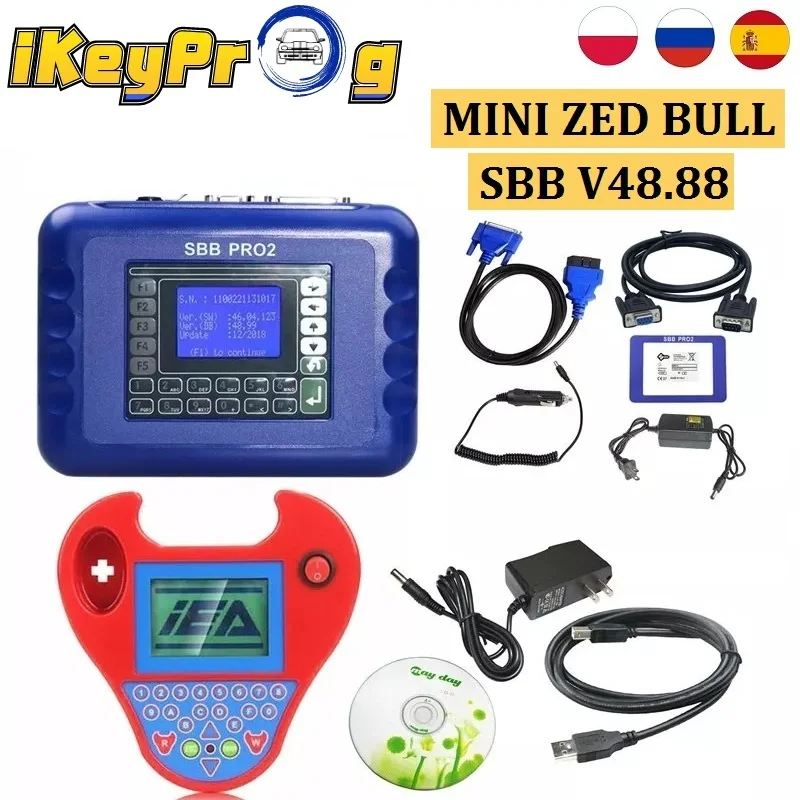 Программатор ключей Смарт Zed-Bull Mini программатор SBB Pro2 ZEDBULL V508 без токенов |