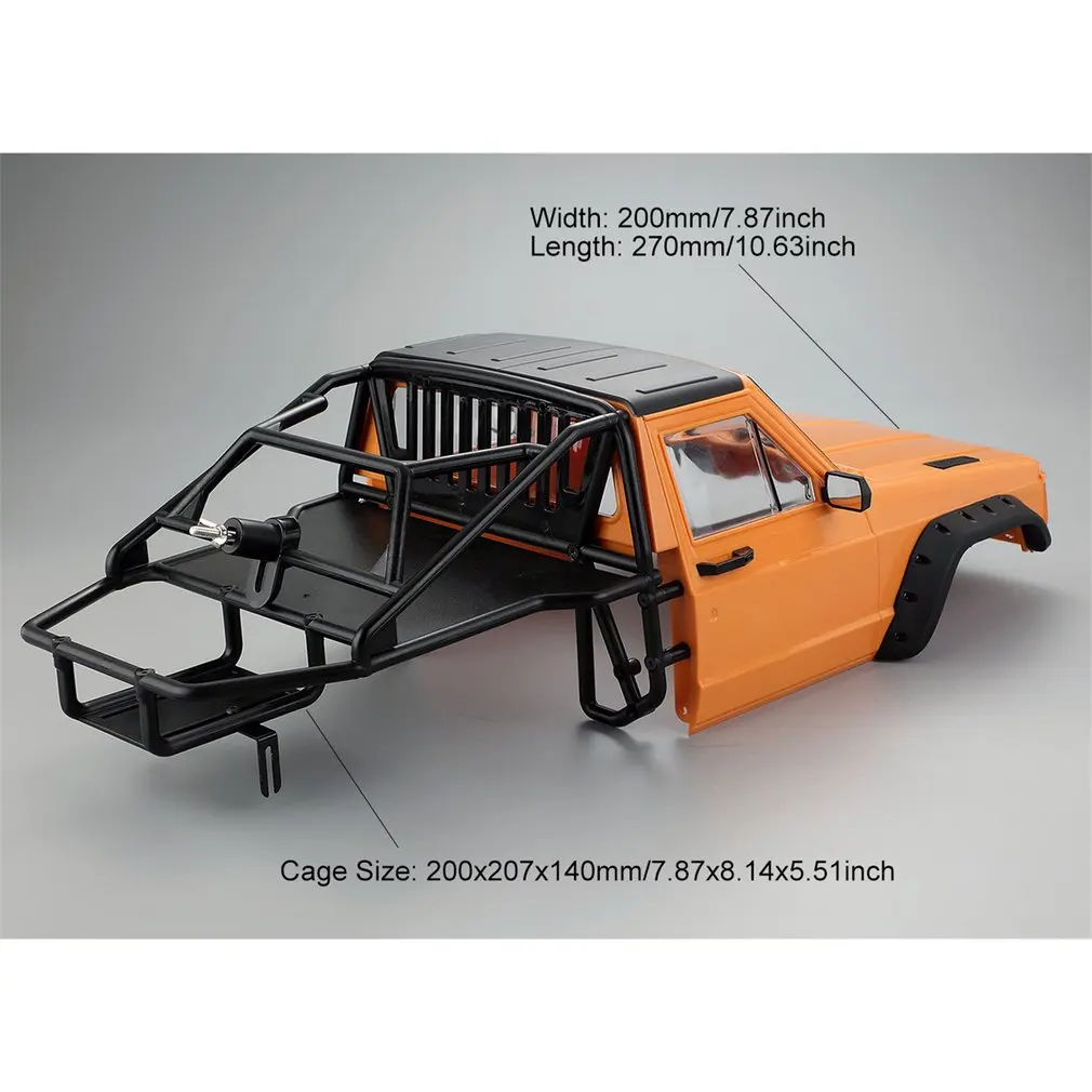 Радиоуправляемая машина Cherokee Body Cab& Back-Half Cage для 1/10 RC Crawler Traxxas TRX4 Axial SCX10 90046 Redcat GEN 8 Scout II
