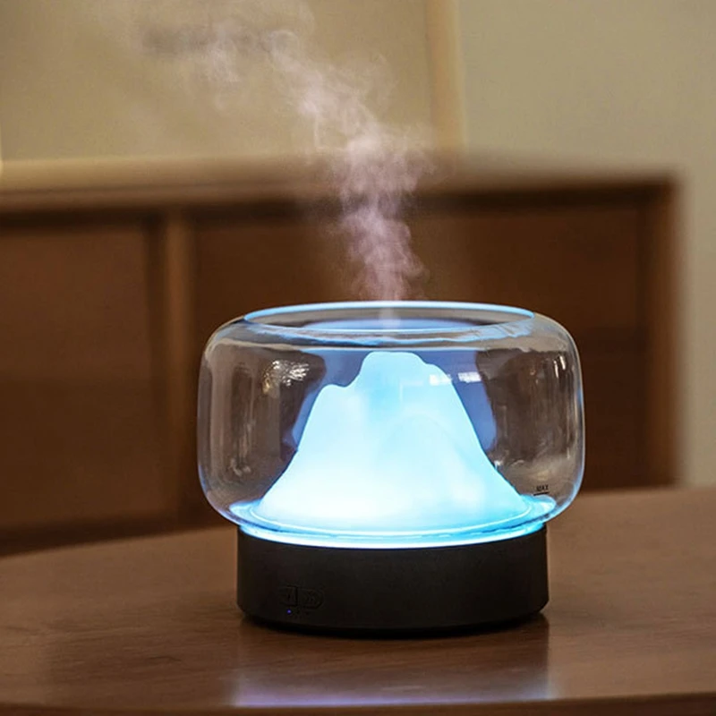 Аромадиффузор 400 мл с видом на горы эфирное масло ароматерапия диффузор теплым и