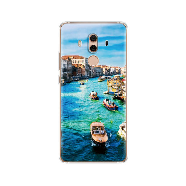TPU Case For Huawei Mate 10 lite Printing Drawing silicon Phone Cases Cover For Huawei Mate 10 pro coque for mate 10