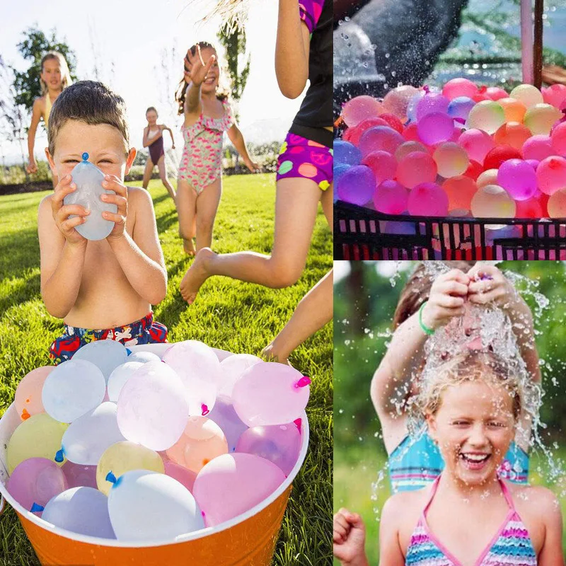 Summer Toys Balloons Games Outdoor-Game-Toy Rapid-Injection Party for Kids 100PCS Rubber