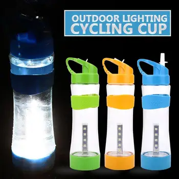 

Camping Flashlight Floodlight Outdoor Drinkware Cup Sports Cup Water Bottle Lantern Portable Multifunction 1200mA Night Light