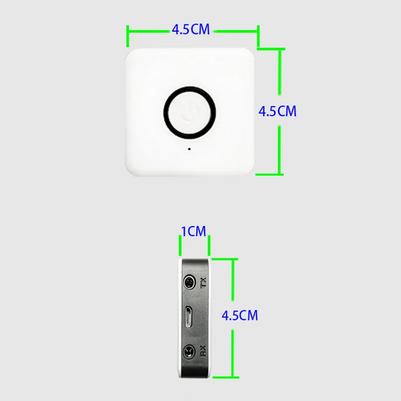 2 в 1 беспроводной Bluetooth V4.2 передатчик приемник 3,5 мм аудио адаптер для ТВ