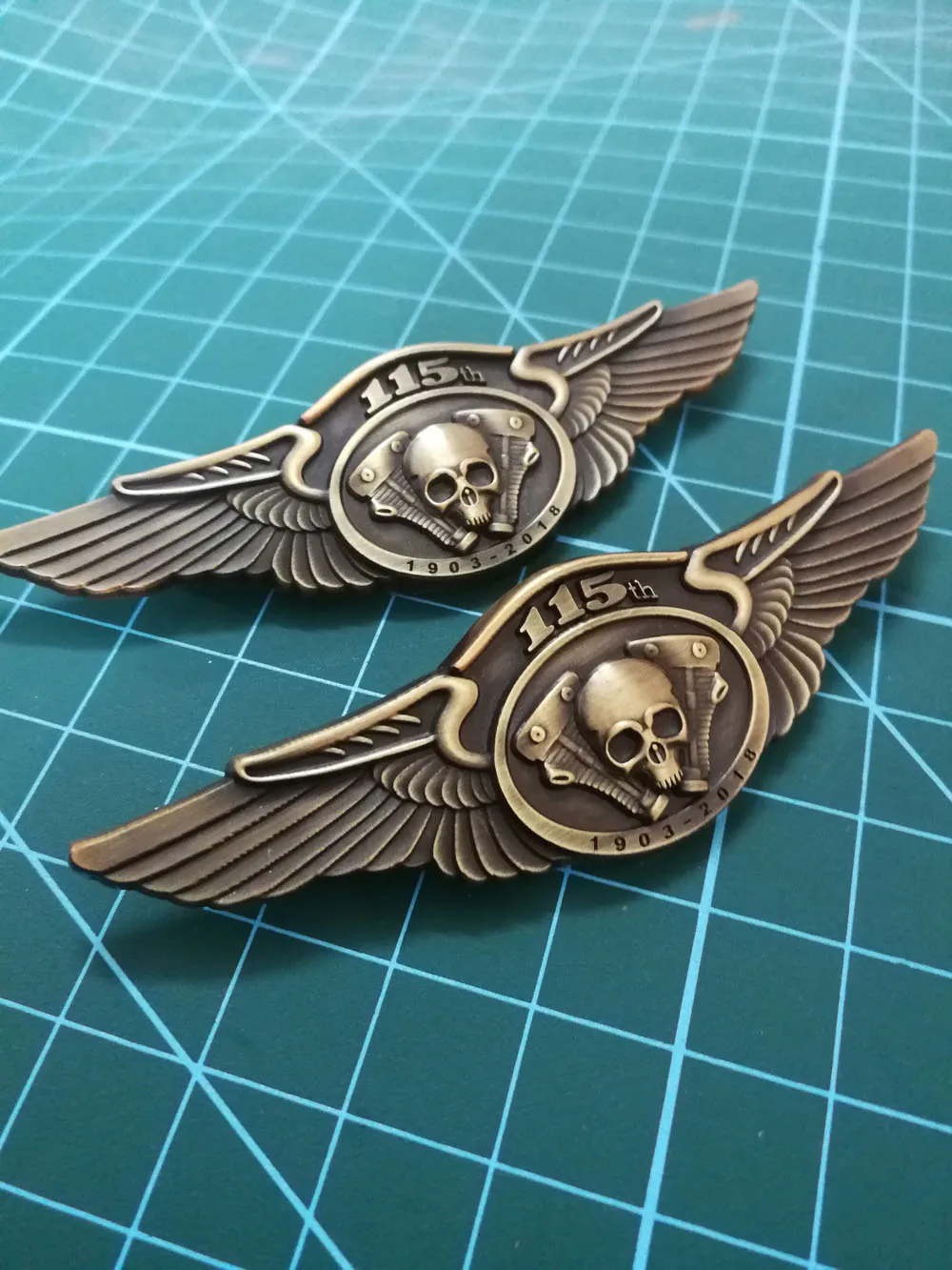 115th юбилей мотоклуба брошки для байкеров булавки куртки обувь одежда жилет