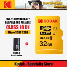 Kodak High Speed TFclass10 U1 128GB 64GB 32GB 16GB Flash Memory Card s High Speed Adapter with TF Card Slot C286 Reader