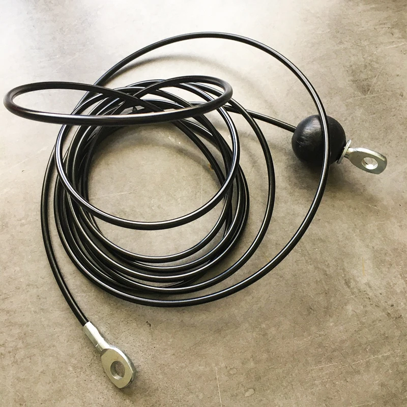 

1-5M DIY Pulley Cable System Accessories Home Heavy Duty Fitness Rowing Machine Wire Rope Parts Gym Training Equipment Thick 5mm