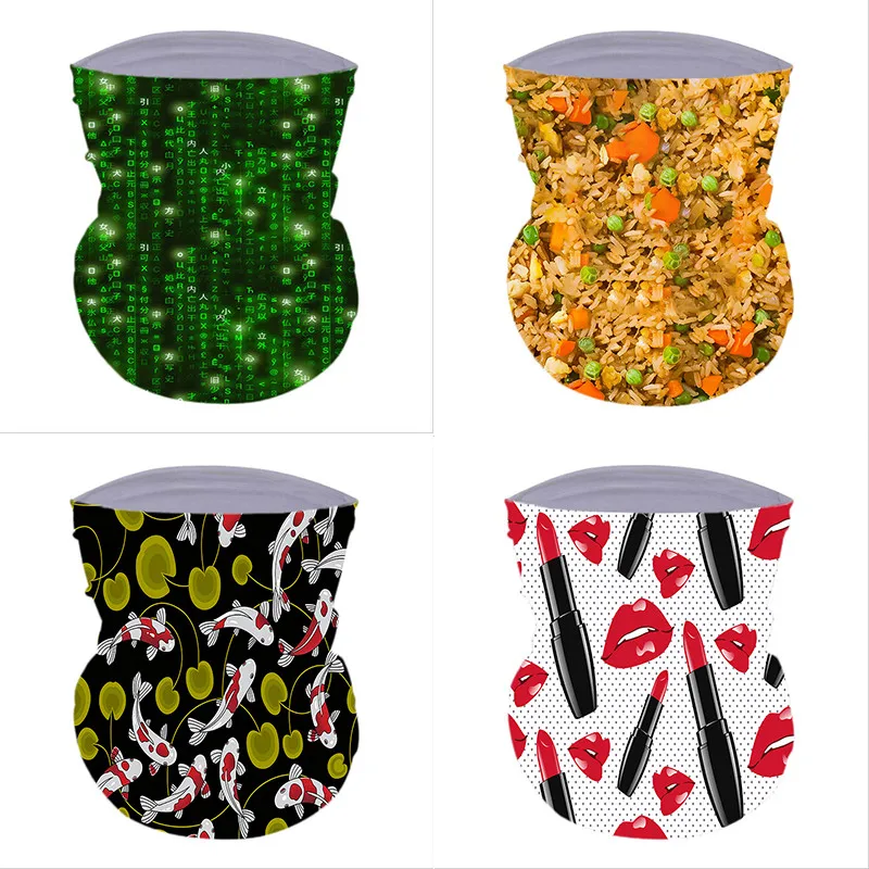 

Floral Sugar Women Masks Balaclava Headband Magic Scarf Color Bike Headwear Bandanas Neck Gaiter Hiking Cycling Face Masks