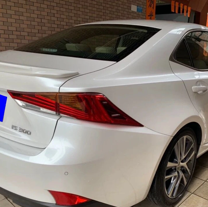 Для Lexus IS200 IS250 IS300 IS350 2012-2019 ABS пластик Неокрашенный задний Багажник крыло спойлер