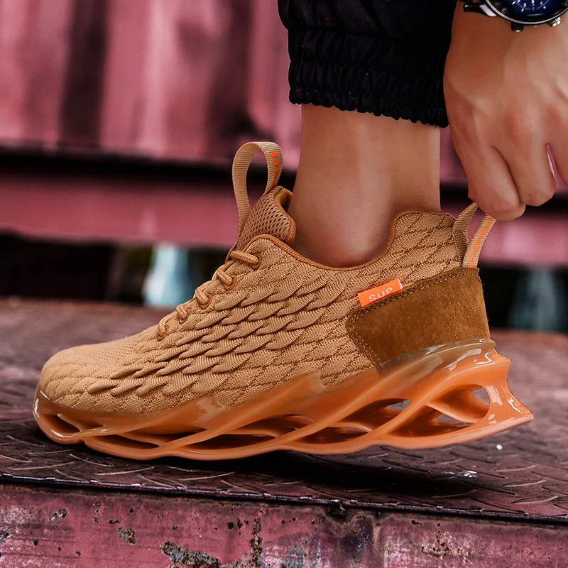 

Super breathable sports men's shoes TPU cushioning cushioning running shoes personality design new flat shoes men's casual shoes