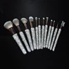 High-end Shiny Diamond 12 Makeup Brush Set Loose Powder Eye Shadow Brush Makeup Professional Full Set Tools Cosmetic Storage Box 1