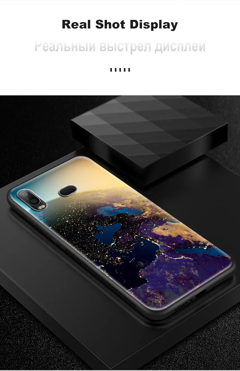Мода для samsung Galaxy A10 A50 A70 A40 A80 A90 A20 A30 A6S A8S закаленное Стекло чехол J4 плюс M10 S8 S9 S10+ M20 M30 Coque