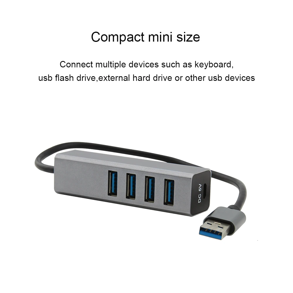 USB chyi концентратор 3,0 4 порта Супер скорость Usb3.0 хаб сплиттер мульти порт комбо мини адаптер ПК Аксессуары для компьютер ноутбук ПК
