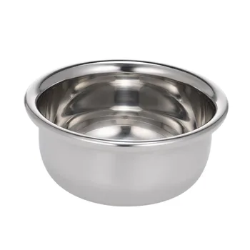 

Male Shaving Soap Bowl Facial Hair Cleaning Container Stainless Steel Shaving Bowl Male's Shaving Cream Bowl Mug Shavor Cup