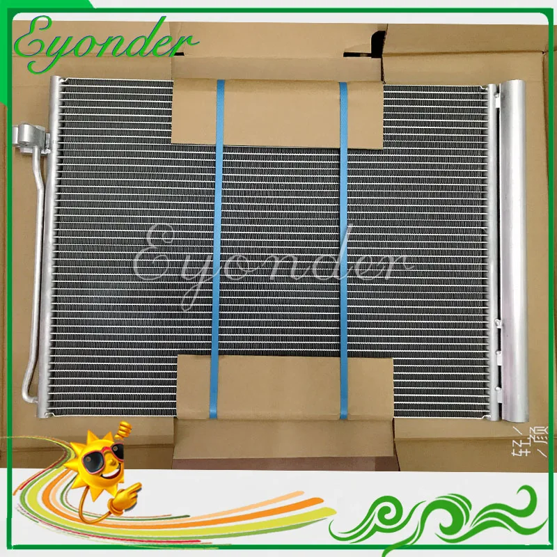 Кондиционерный конденсатор кондиционера A/C для BMW X6 E71 E72 50d 35i 30d xDrive 6972553 64509239992