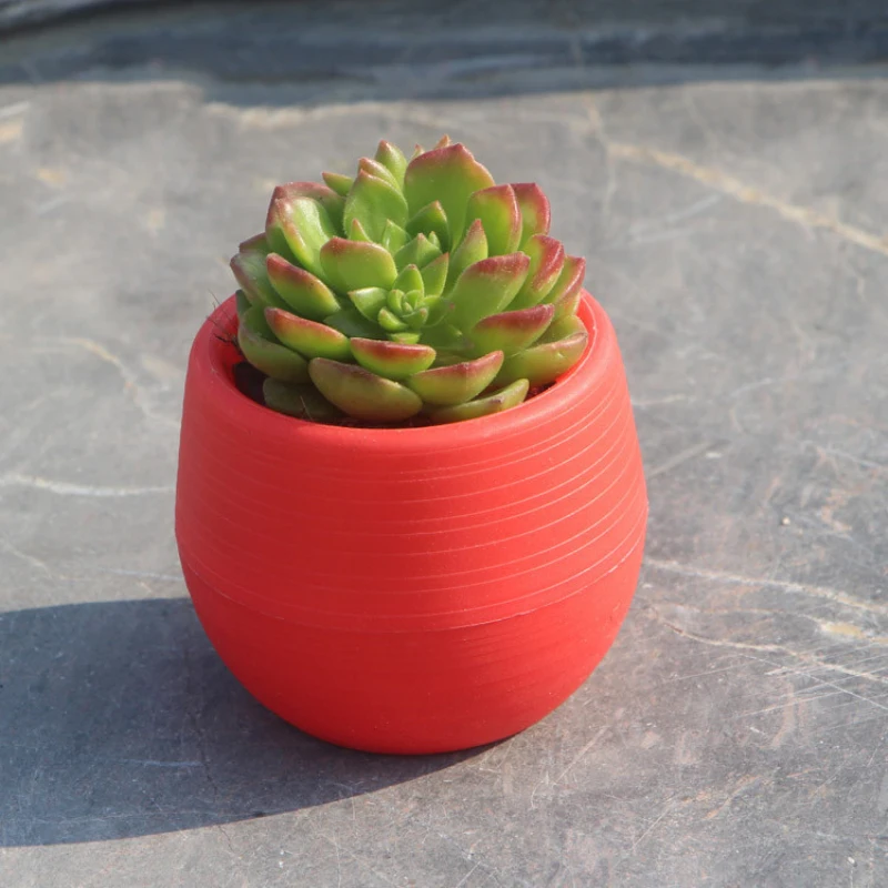 lovely Colorful flower pots planters for succulents indoor herb mini potted plants for office decoration garden Plant accessories