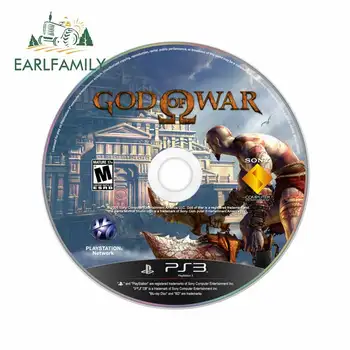 

EARLFAMILY 13cm x 13cm for God of War Car Stickers and Decals Vinyl Waterproof 3D Occlusion Scratch Decals Body for Car