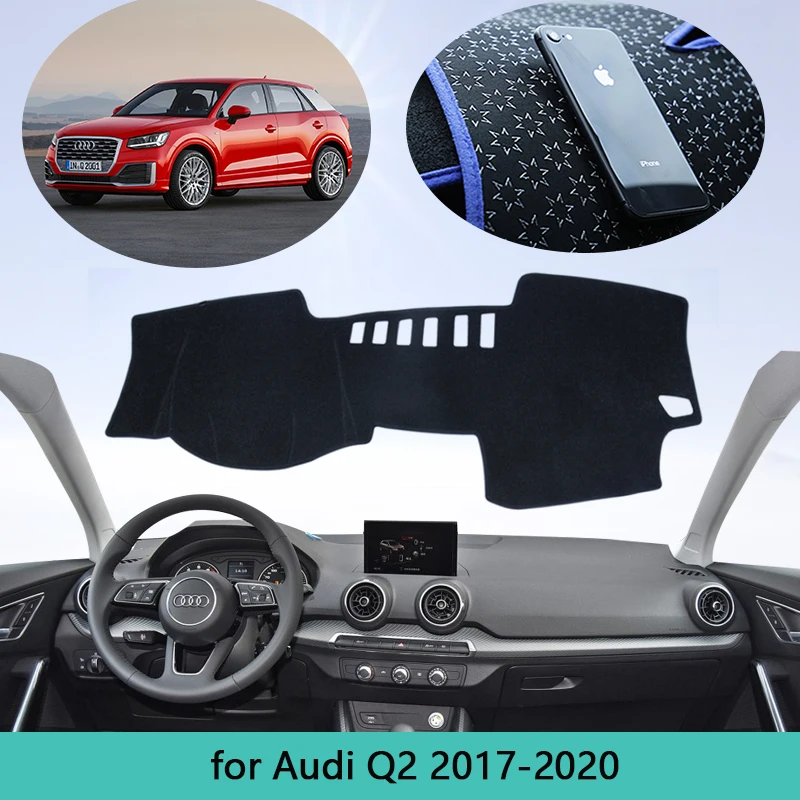 Коврик для приборной панели автомобиля чехол Audi Q2 2017 2018 2019 2020 коврик накидка