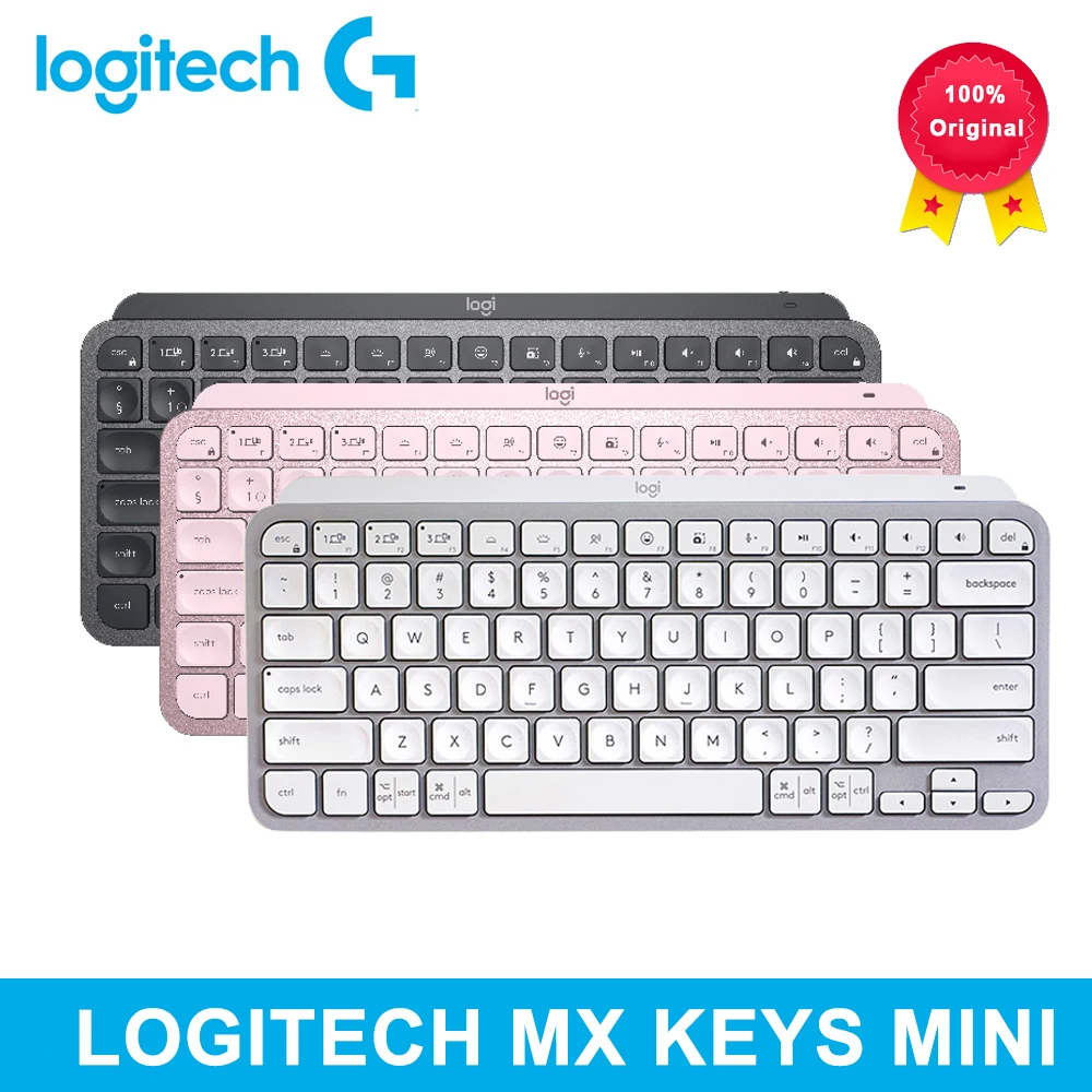 Logitech Mx Keys Mini Wireless Waterproof Bluetooth Keyboard Charge